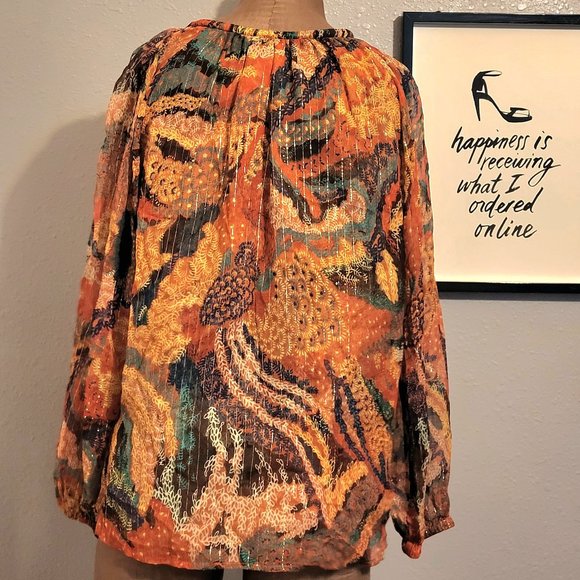 A.L.C Dana Metallic Striped Top - Picture 9 of 14